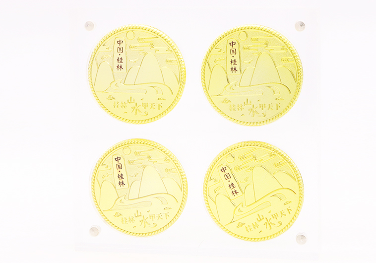 景區紀念幣定制，金屬紀念幣，紀念幣圖案印刷