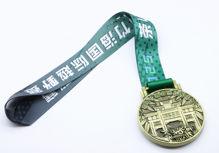 茶山竹海國際越野賽獎牌_獎牌定制_浮雕工藝